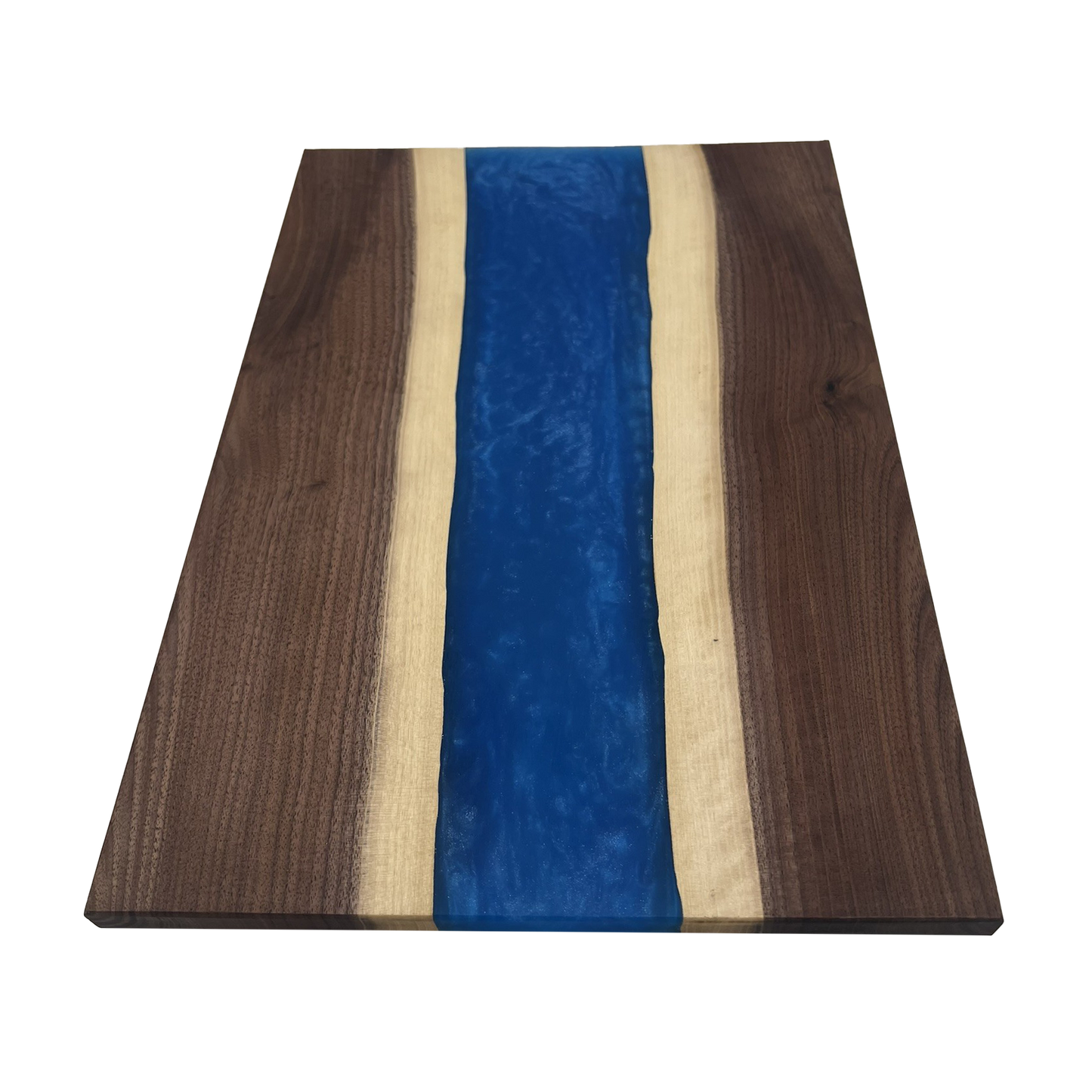Walnut Epoxy Cutting Board (Azure)