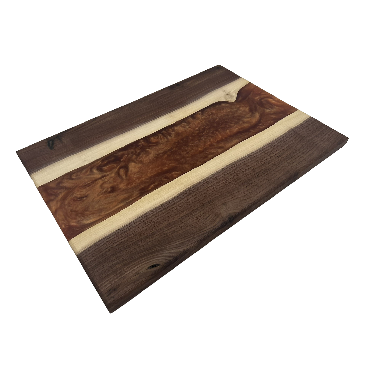 Walnut Epoxy Cutting Board (Copper)