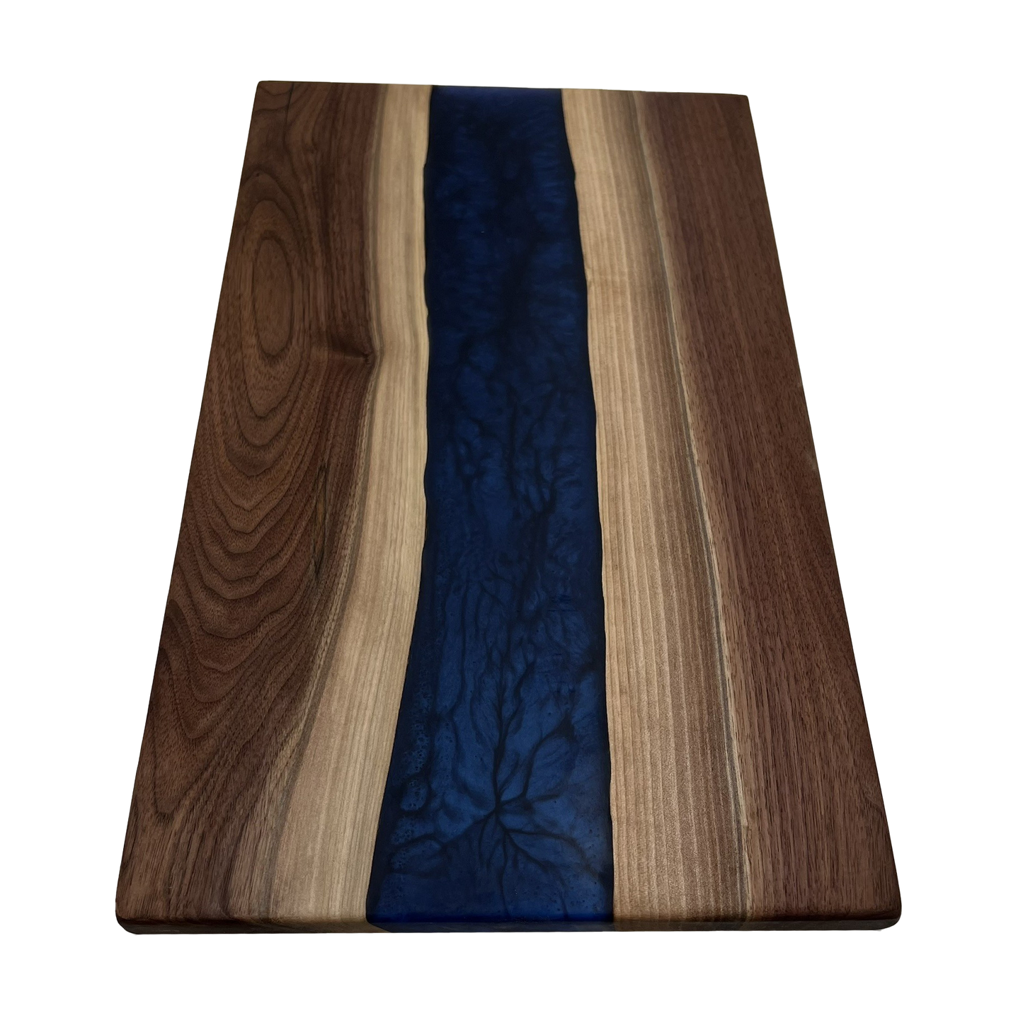 Walnut Epoxy Cutting Board (Royal Blue)