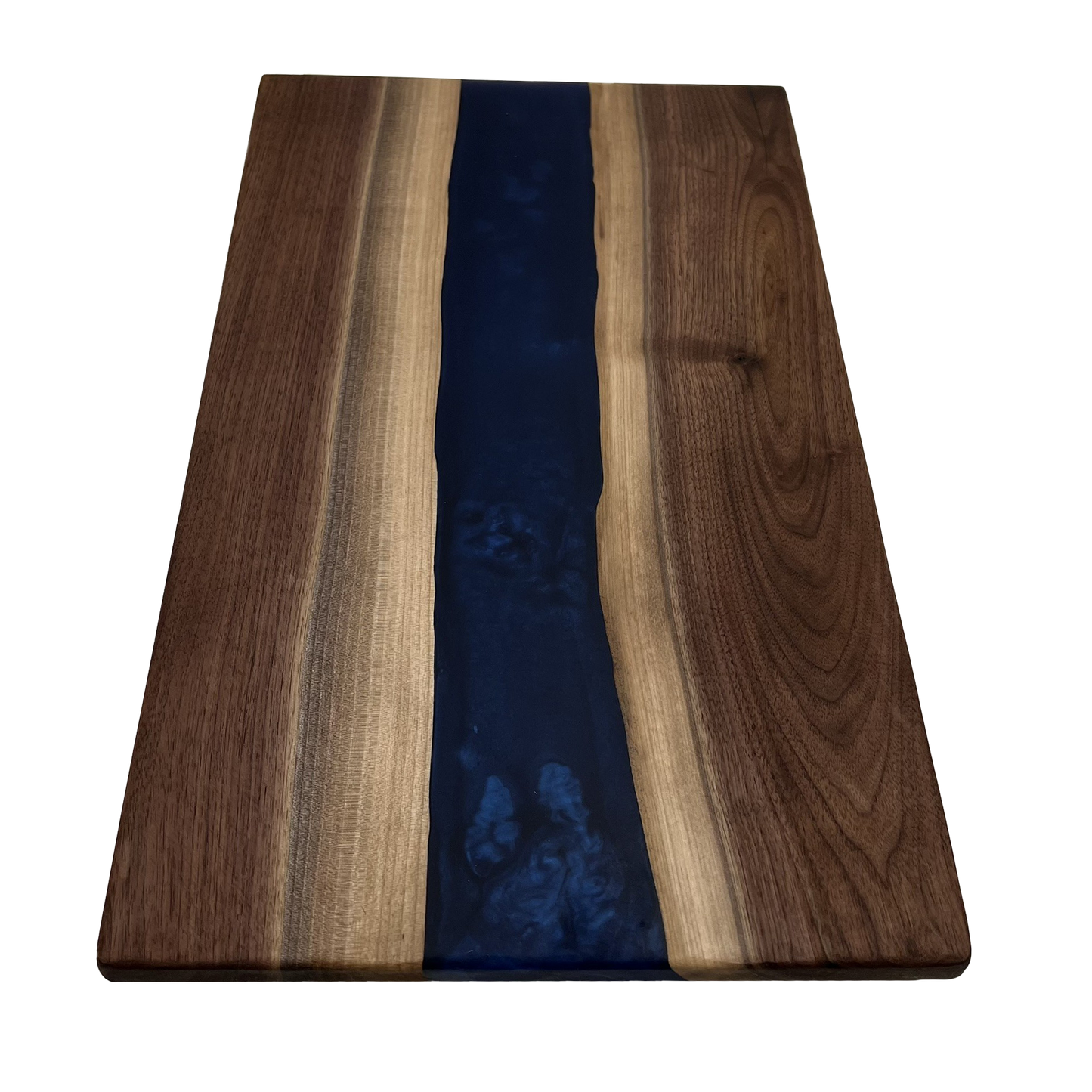 Walnut Epoxy Cutting Board (Royal Blue)