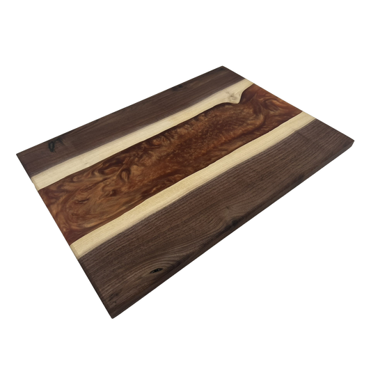 Walnut Epoxy Cutting Board (Copper)