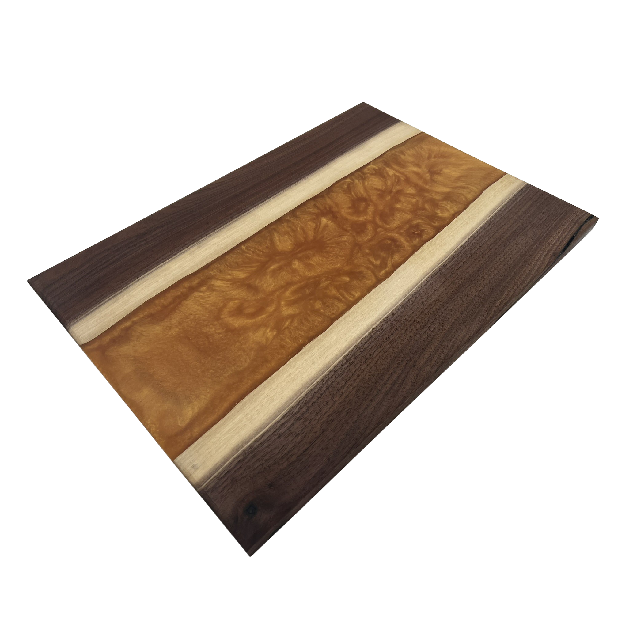 Walnut Epoxy Cutting Board (Gold)