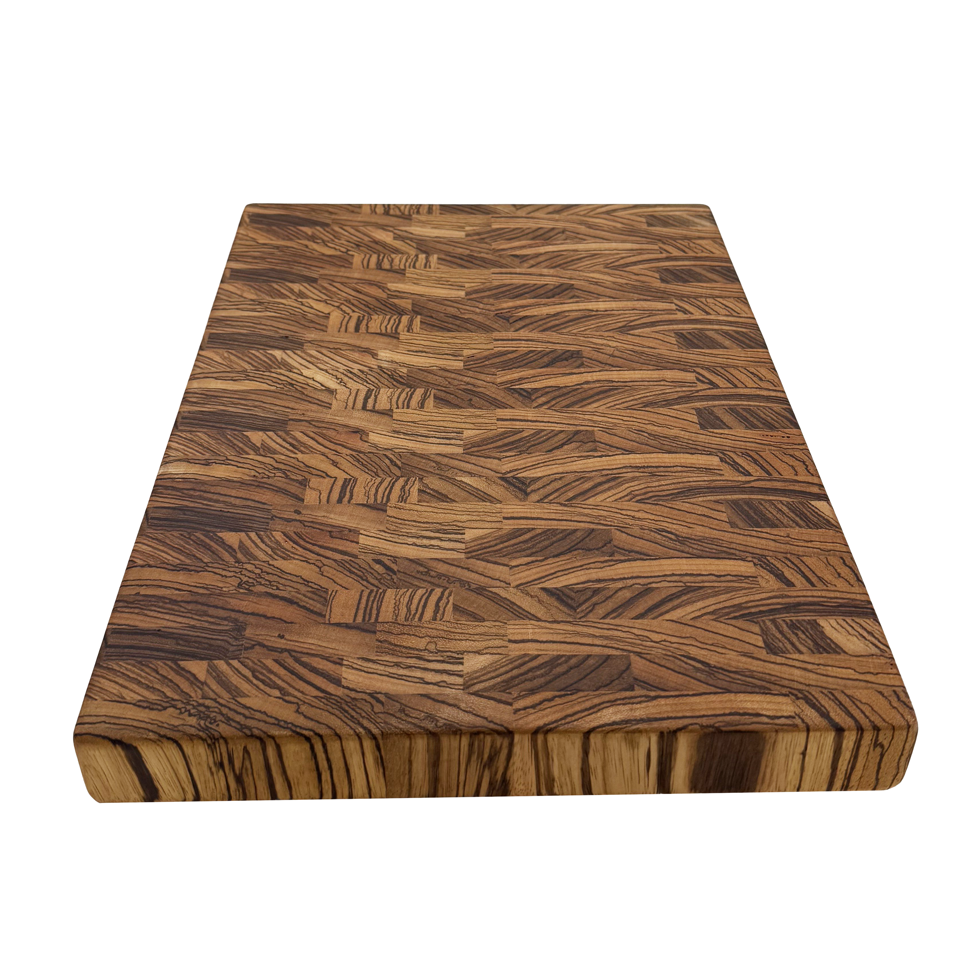 Zebrawood Endgrain Butcher-Block style Cutting Board