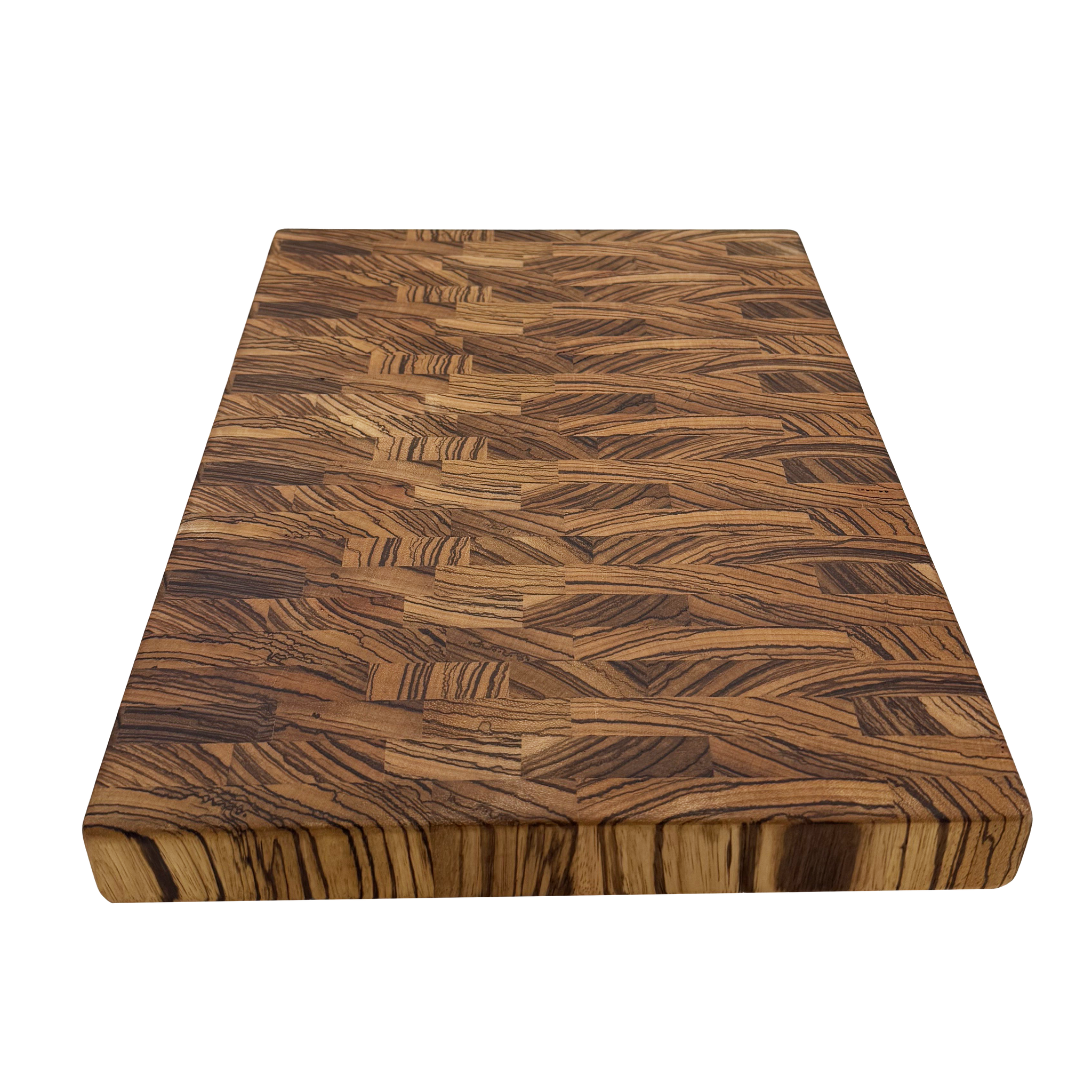 Zebrawood Endgrain Butcher-Block style Cutting Board