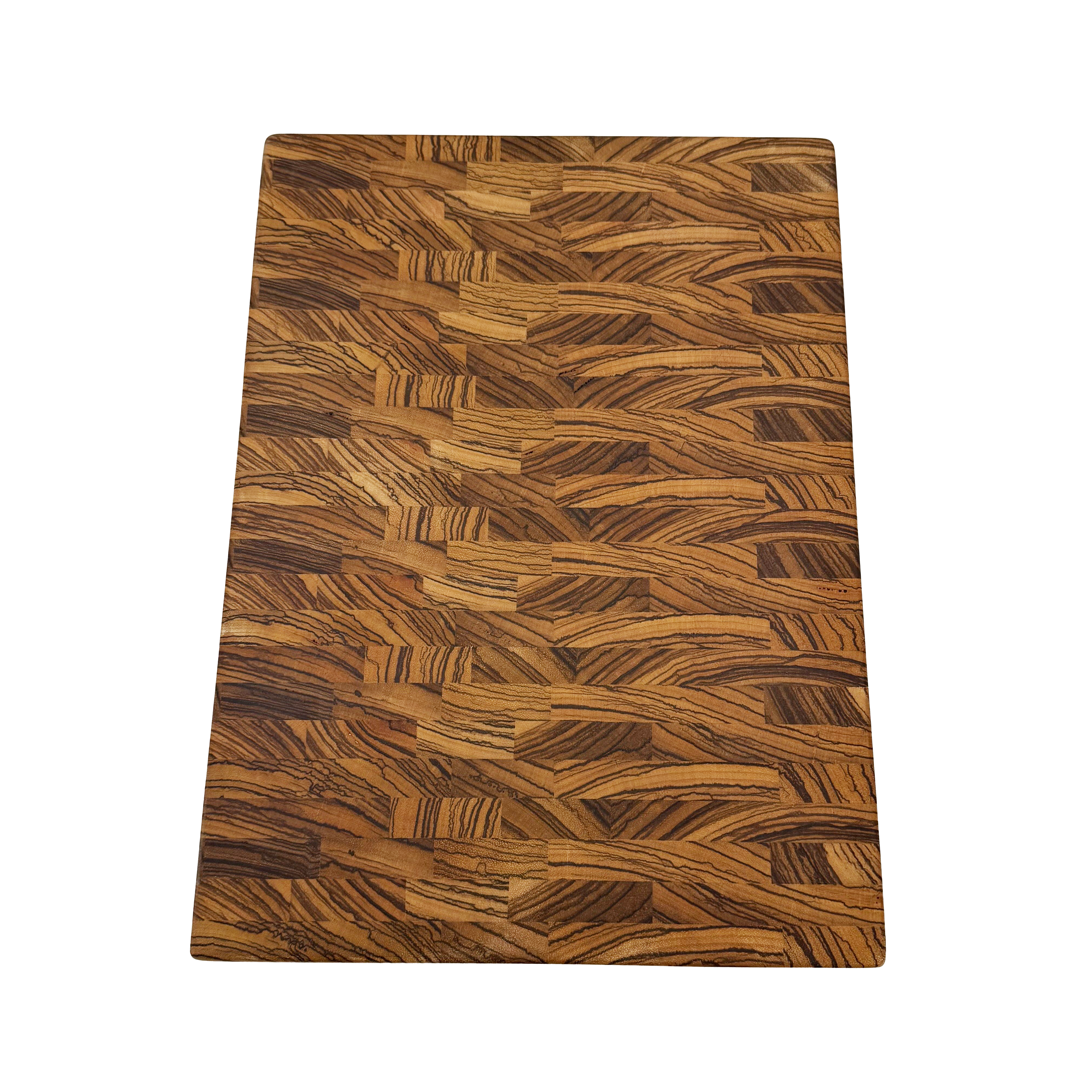Zebrawood Endgrain Butcher-Block style Cutting Board