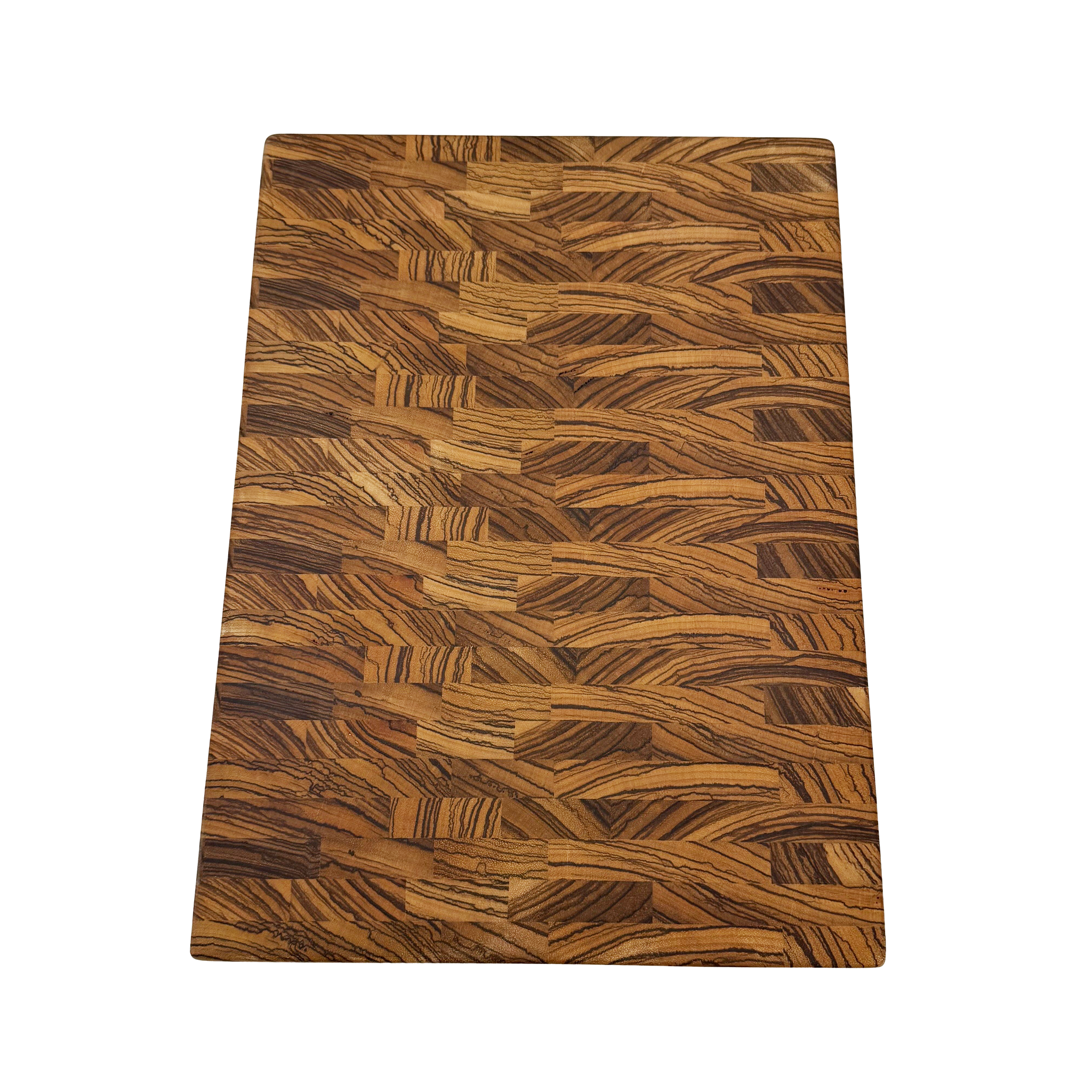 Zebrawood Endgrain Butcher-Block style Cutting Board