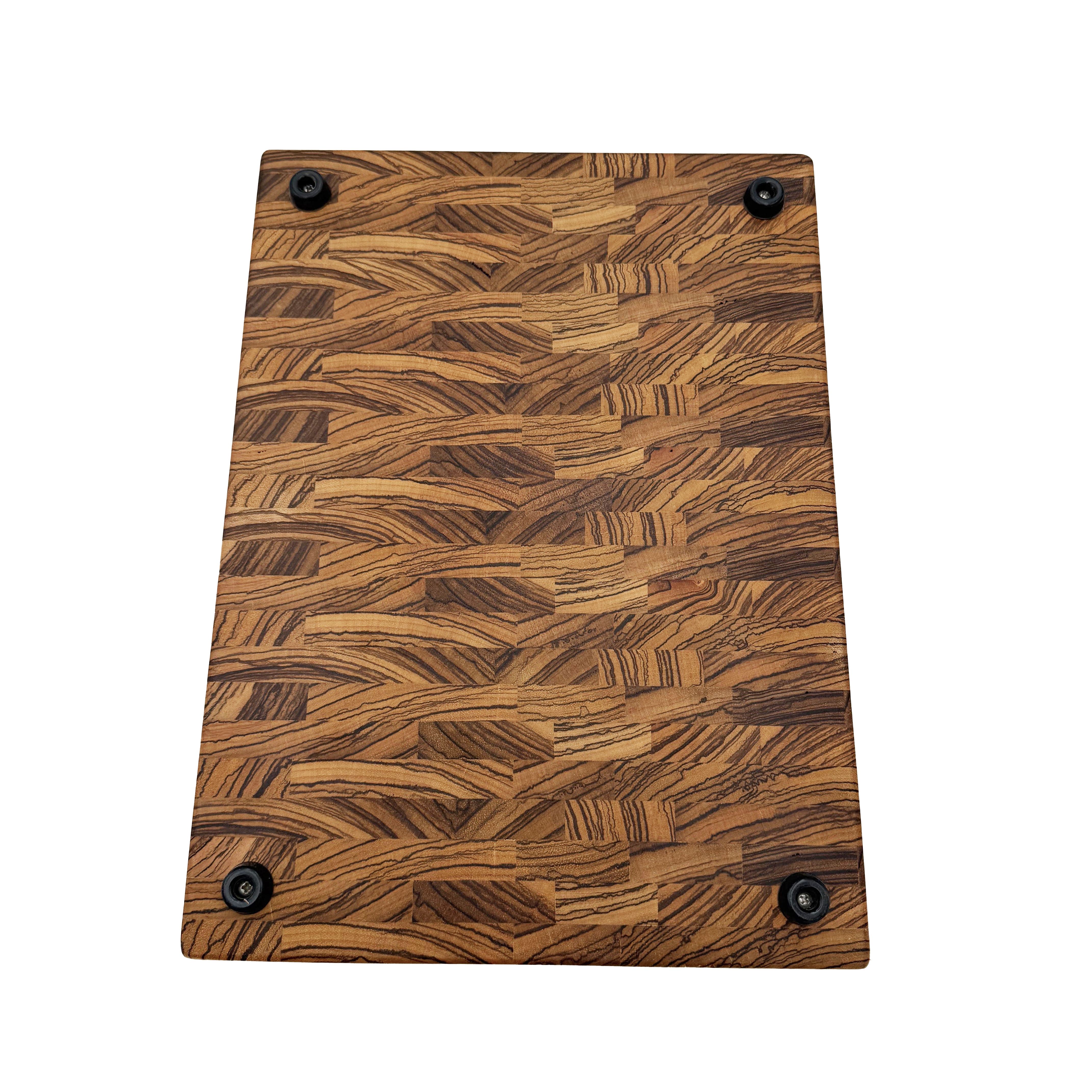 Zebrawood Endgrain Butcher-Block style Cutting Board